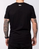 BAD BOY greek Flag TSHIRT- black